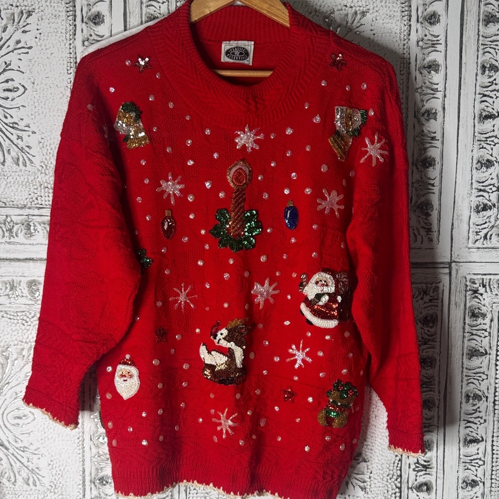 Vtg Christmas Sweater